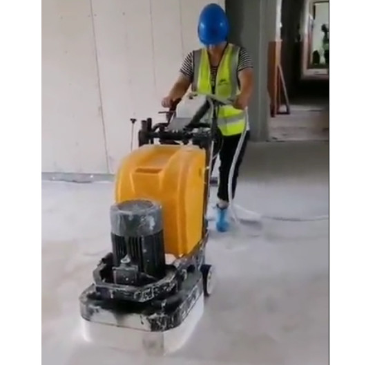 Merrock Stone Floor Grinding Machine With 12pcs Pads