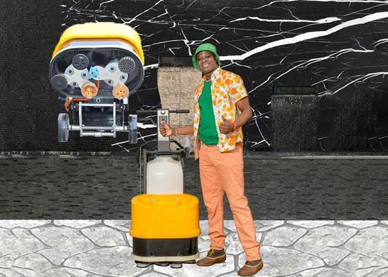 240V Granit Marmer Terrazzo Penggiling Lantai Beton Untuk Gudang