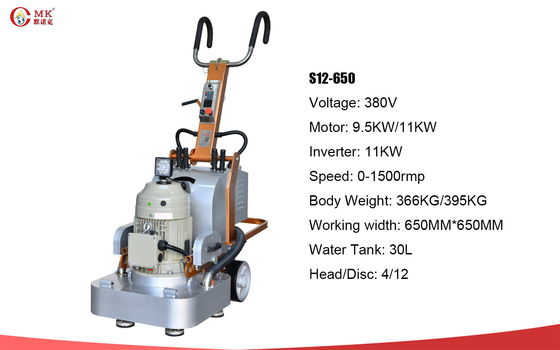 Polisher Lantai Terrazzo Penggilingan Beton Dengan Lebar Kerja 650x650mm